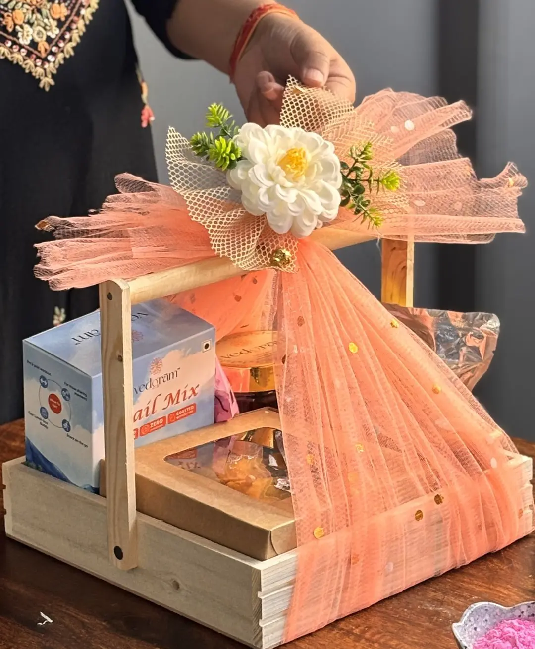 Vedgram Gift Hamper with assorted organic products – perfect for festive and wellness gifting