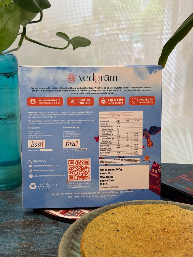 Moringa Khakhra (200 g)