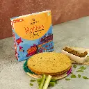 Vedgram Moringa Khakhra – Roasted snack with fresh moringa leaves and whole wheat flour_1.webp